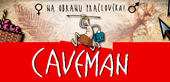 Slavná one man show Caveman poprvé na Letní scéně Harfa