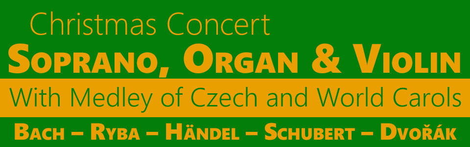 Vánoční koncert – Soprano, Organ and Violin