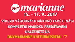 Dny Marianne 15.9. až 17.9.2017 - vybraná představení se slevou 