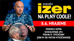 Zdeněk Izer na plný coole 8.6.2020 v Divadle Gong Praha