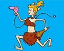 Komedie Cavewoman 7. července 2025 na Letní scéně Harfa
